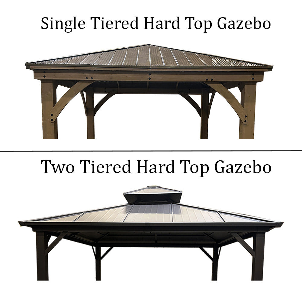 Universal Heavy Duty Winter Cover for Tall Hard Top Gazebo