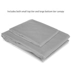 Replacement Canopy for A101012201, A101012202, A101012200 Zanker Gazebo - Riplock 350 - Slate Gray