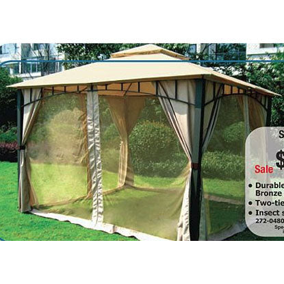 SOHO 10 x 12 Replacement Canopy and Net - RipLock 350
