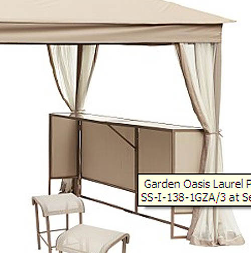 Replacement Canopy for Laurel Park 10x12 Gazebo - RipLock 350
