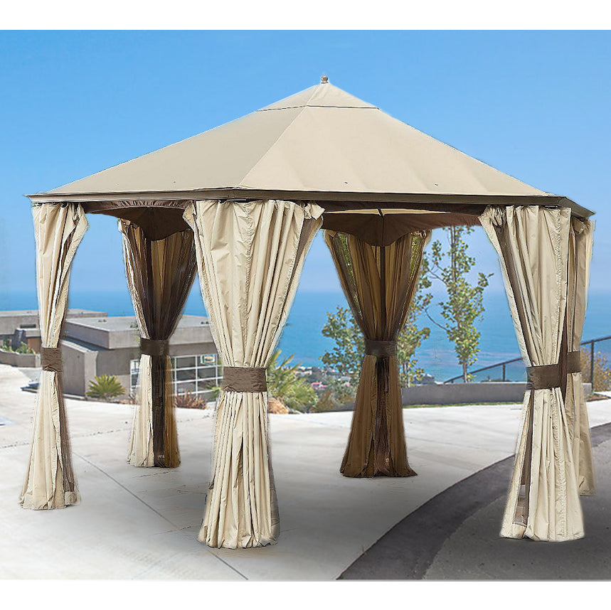 Replacement Canopy for Garden Oasis Hexagonal Gazebo