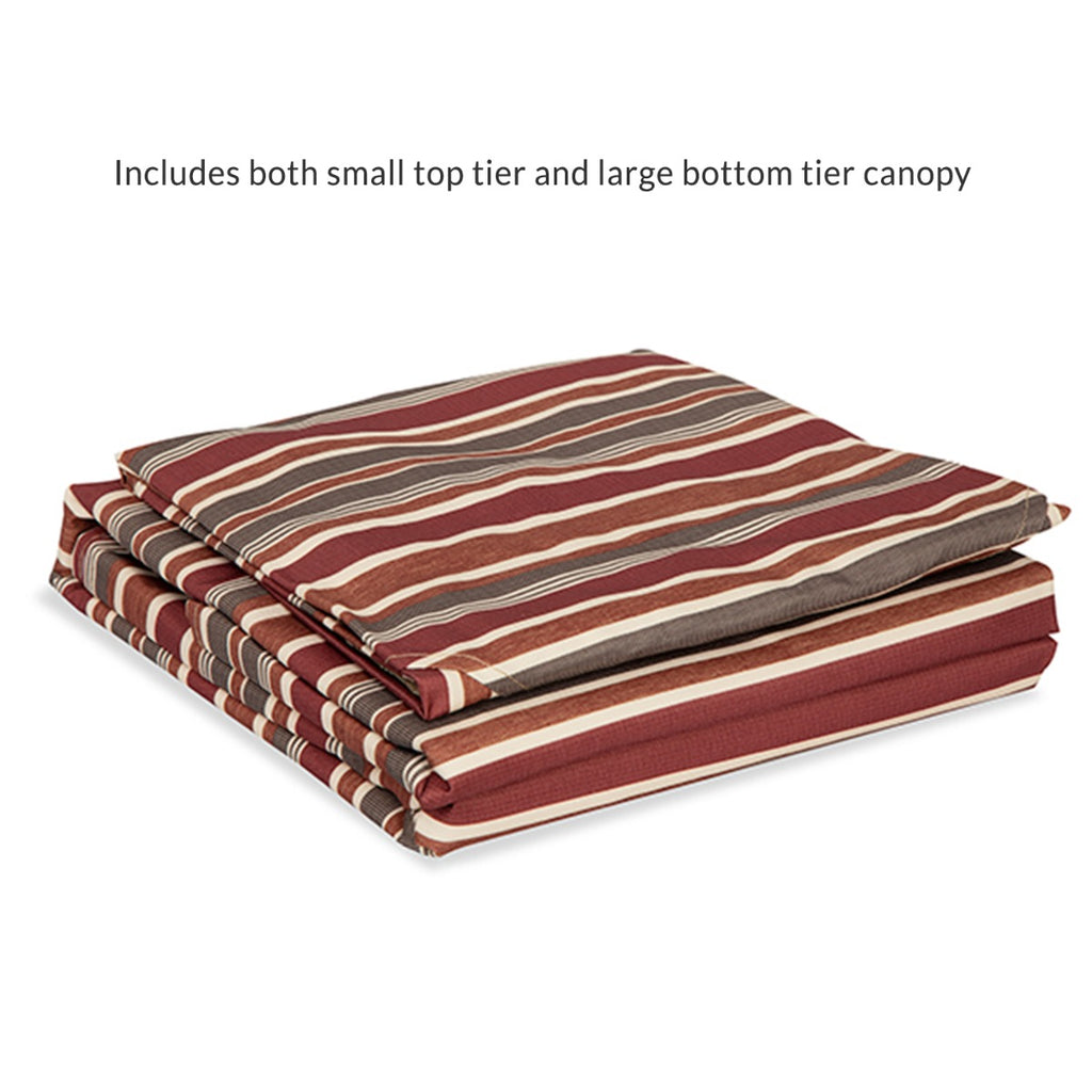 Replacement Canopy for Pinehurst Gazebo - Stripe Canyon