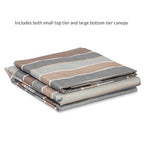 Mainstays Grill Shelter Replacement Canopy - 350, Stripe Stone