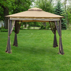 Replacement Canopy and Netting for Summerdale Gazebo - Riplock 350