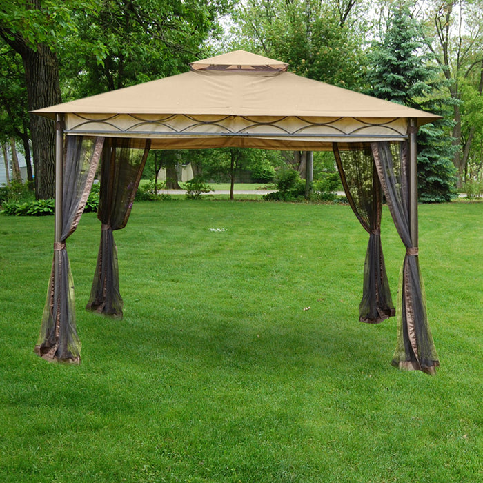 Replacement Canopy and Netting for Summerdale Gazebo - Riplock 350