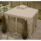 Replacement Canopy and Netting Set for Suncia X-Panel Gazebo