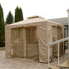 Replacement Canopy and Netting Set for Suncia X-Panel Gazebo