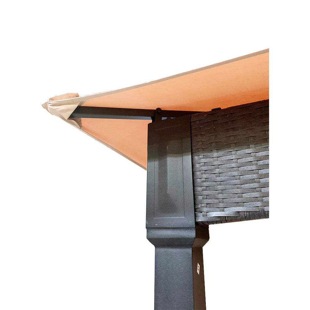 Replacement Canopy for Wicker L-GZ937PST-C 10 x 12 Gazebo - Beige, RipLock 350