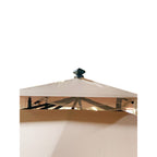 Replacement Canopy for Wicker L-GZ937PST-C 10 x 12 Gazebo - Beige, RipLock 350