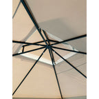 Replacement Canopy for Wicker L-GZ937PST-C 10 x 12 Gazebo - Beige, RipLock 350