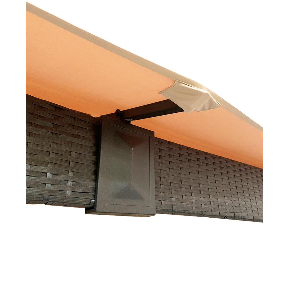 Replacement Canopy for Wicker L-GZ937PST-C 10 x 12 Gazebo - Beige, RipLock 350