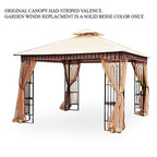 Replacement Canopy for Aylen Lansing Gazebo L-GZ747PST-A - Riplock 350