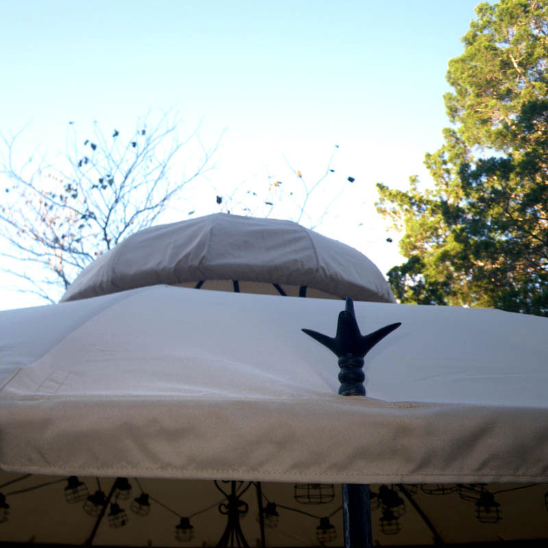 Garden Style Round Gazebo Replacement Canopy - 350