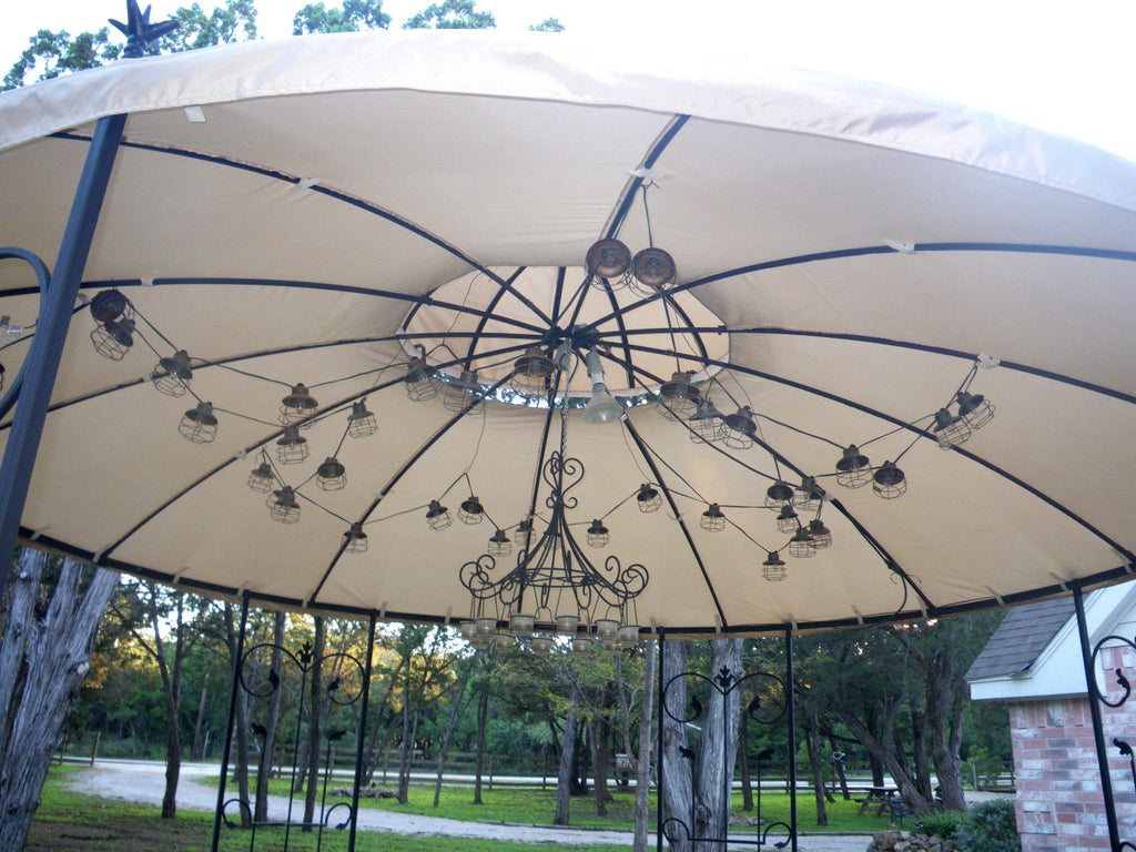 Garden Style Round Gazebo Replacement Canopy - 350