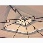 Replacement Canopy for Triple 10x10 Wicker Gazebo