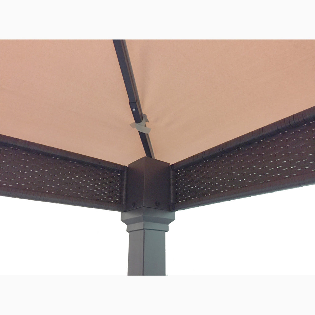 Replacement Canopy for Triple 10x10 Wicker Gazebo