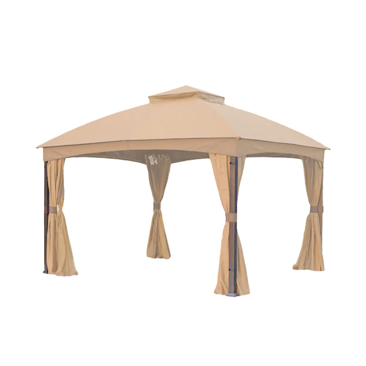 Replacement Canopy and Netting Set for Brown Frame Gazebo TPGAZ2303B - Riplock 350