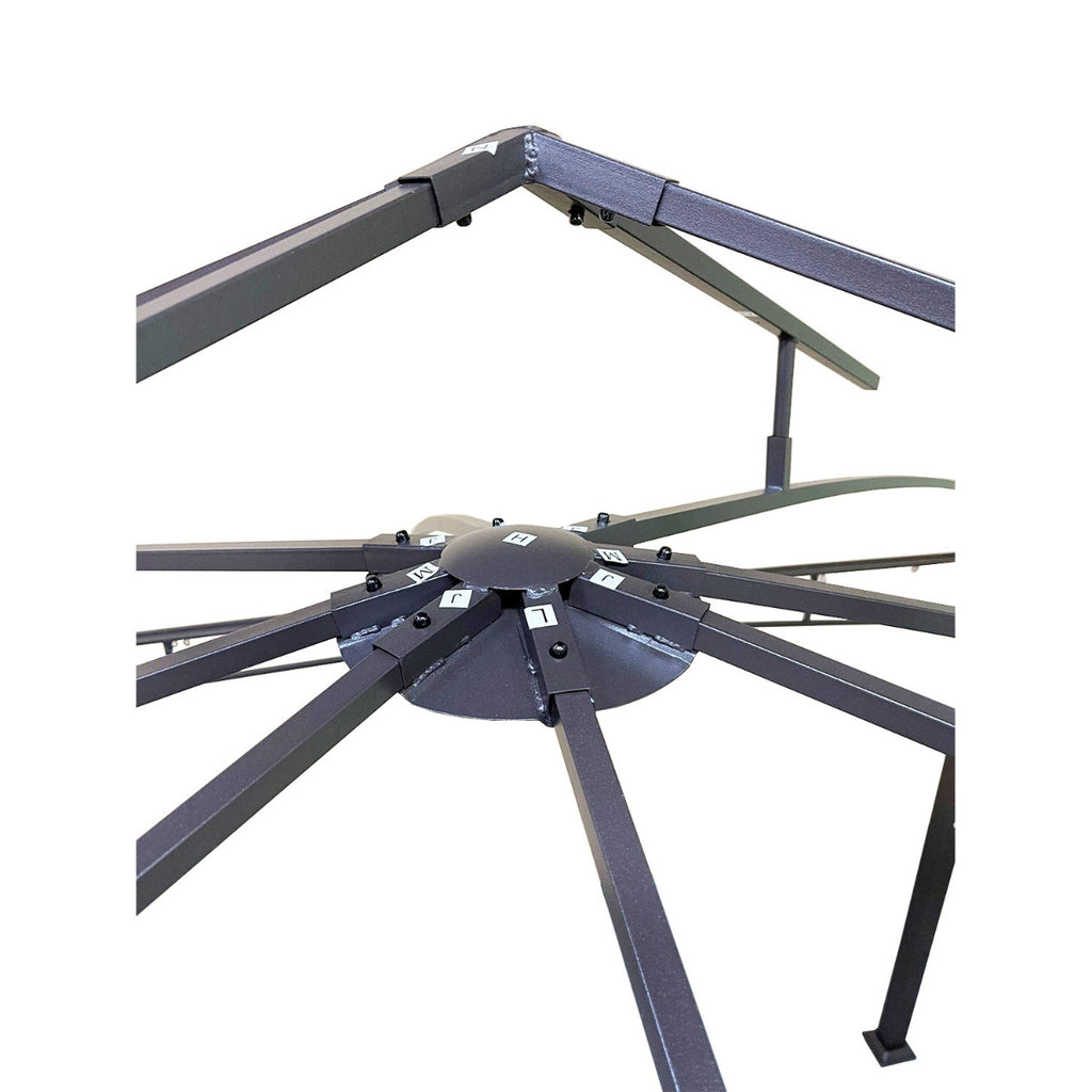 Replacement Canopy and Netting Set for Brown Frame Gazebo TPGAZ2303B - Riplock 350