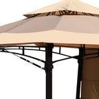Replacement Canopy Top for Double Awning Gazebo - Riplock 350