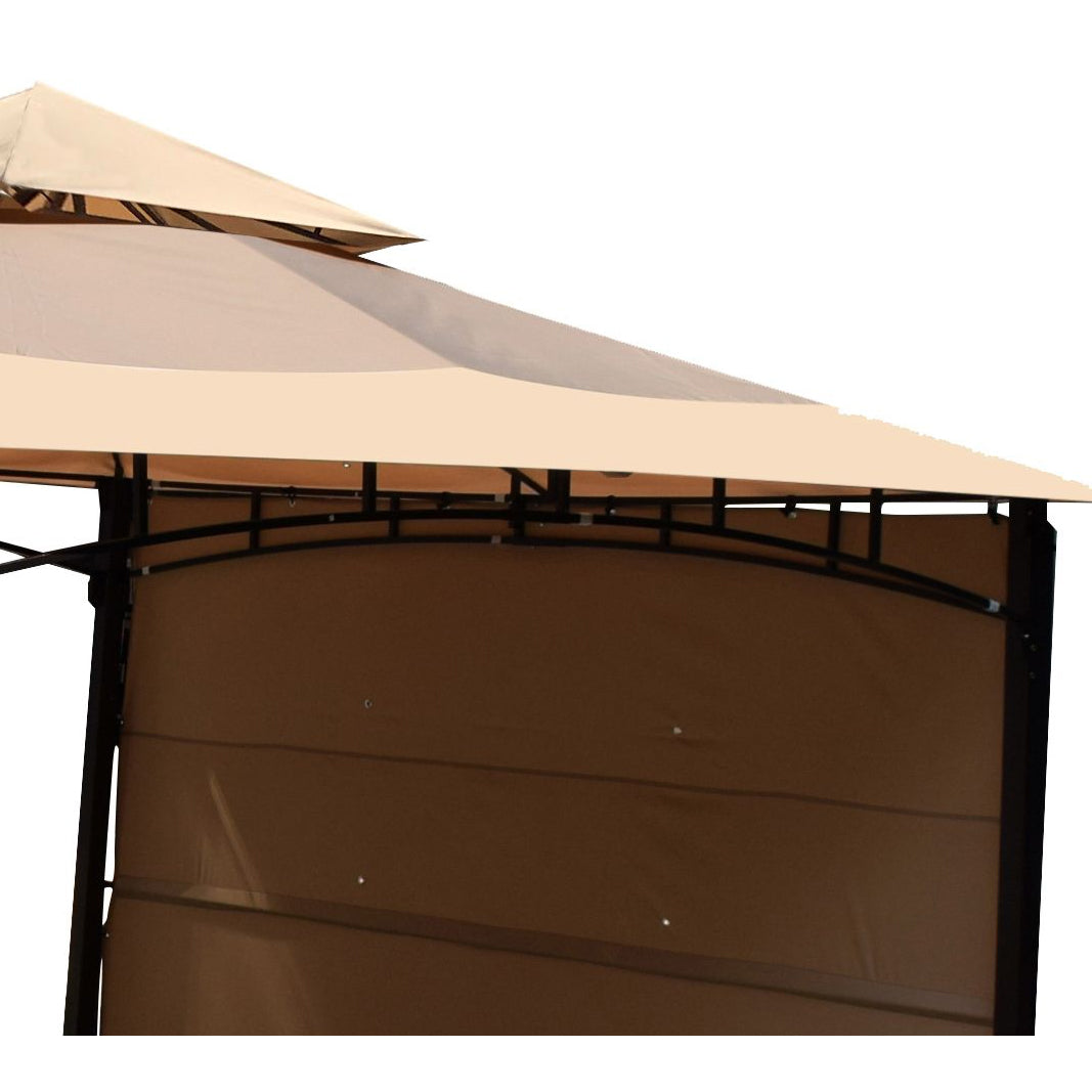 Replacement Canopy Top for Double Awning Gazebo - Riplock 350