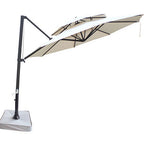 lowes patio umbrella canopy Garden Winds Replacement Canopy Top for Souther Patio Two-Tiered Umbrella