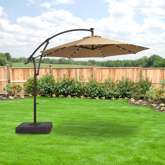Garden Winds Replacement Canopy Top for Hampton Bay Solar Offset Umbrella