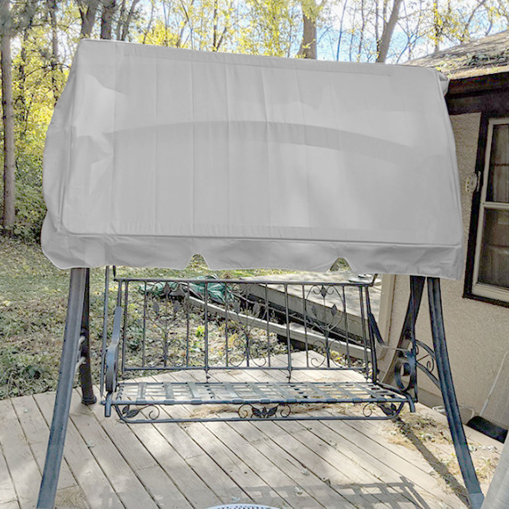 Replacement Canopy for Martha Stewart VICTORIA Island Swing - Slate Gray