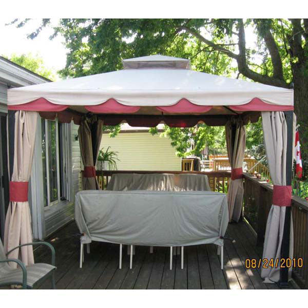 Replacement Canopy for Walmart Benen Gazebo  - RipLock 350