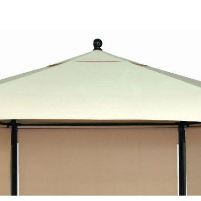 Hudson Hexagon Gazebo Replacement Canopy - RipLock 350