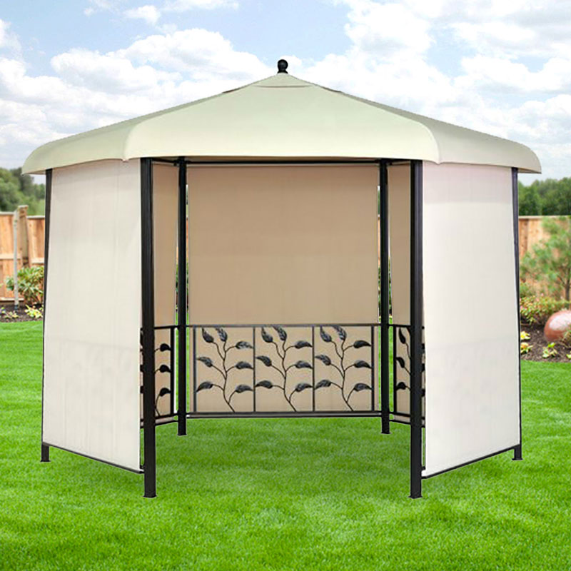 Hudson Hexagon Gazebo Replacement Canopy - RipLock 350