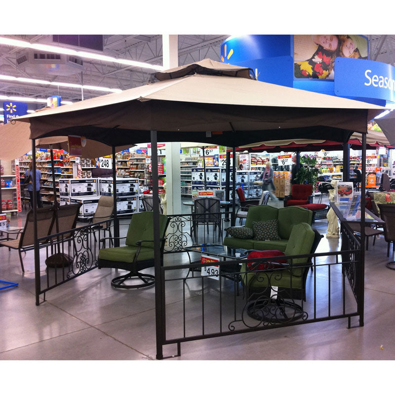Replacement Canopy for Hexagon Scroll Gazebo - RIPLOCK 350