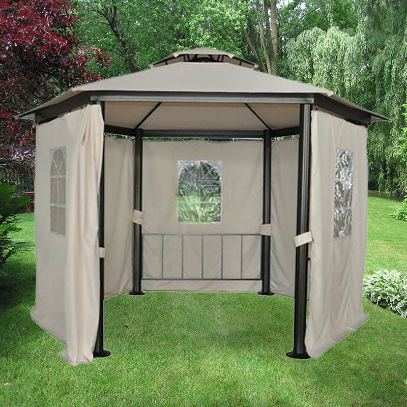 Mayberry Hexagon Gazebo Replacement Canopy - RipLock 350