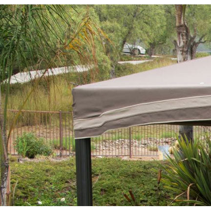 Roman Style Cabin Gazebo Replacement Canopy - RipLock 350