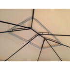 Roman Style Cabin Gazebo Replacement Canopy - RipLock 350