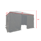 Universal Heavy Duty Winter Cover for Tall Hard Top Gazebo