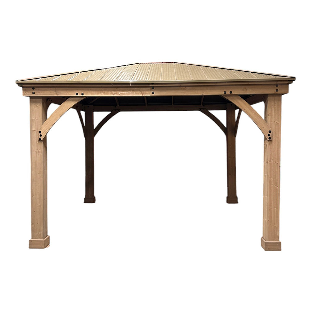 Heavy Duty Winter Cover for Yardistry 10' X 12' Hard Top Gazebo - Black