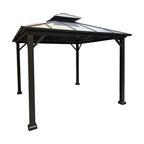 Heavy Duty Winter Cover for Allen Roth 10' X 10' Hard Top Gazebo - Black