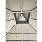 Heavy Duty Winter Cover for Allen Roth 10' X 10' Hard Top Gazebo - Black