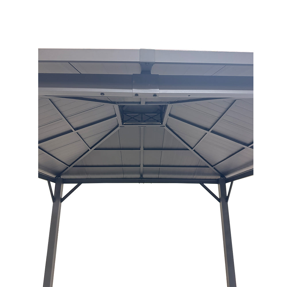 Heavy Duty Winter Cover for Allen Roth 10' X 10' Hard Top Gazebo - Black
