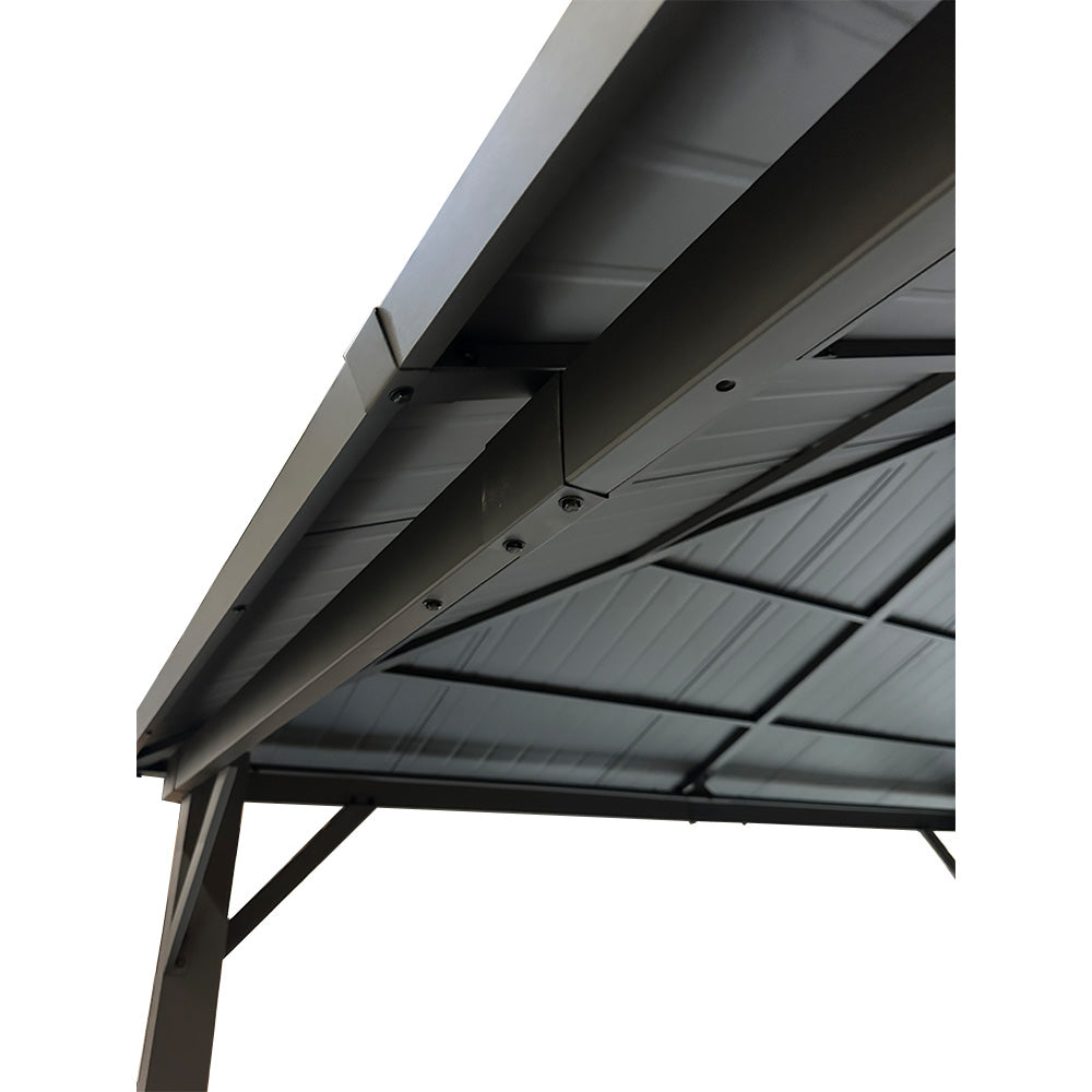 Heavy Duty Winter Cover for Allen Roth 10' X 10' Hard Top Gazebo - Black