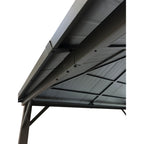 Heavy Duty Winter Cover for Allen Roth 10' X 10' Hard Top Gazebo - Black