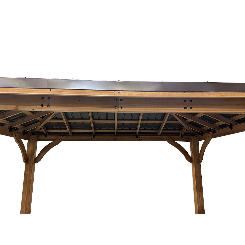 Heavy Duty Winter Cover for Backyard Discovery Cordova Barrington 14' X 10' Hard Top Gazebo - Black