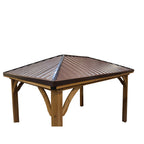 Heavy Duty Winter Cover for Backyard Discovery Cordova Barrington 14' X 10' Hard Top Gazebo - Black