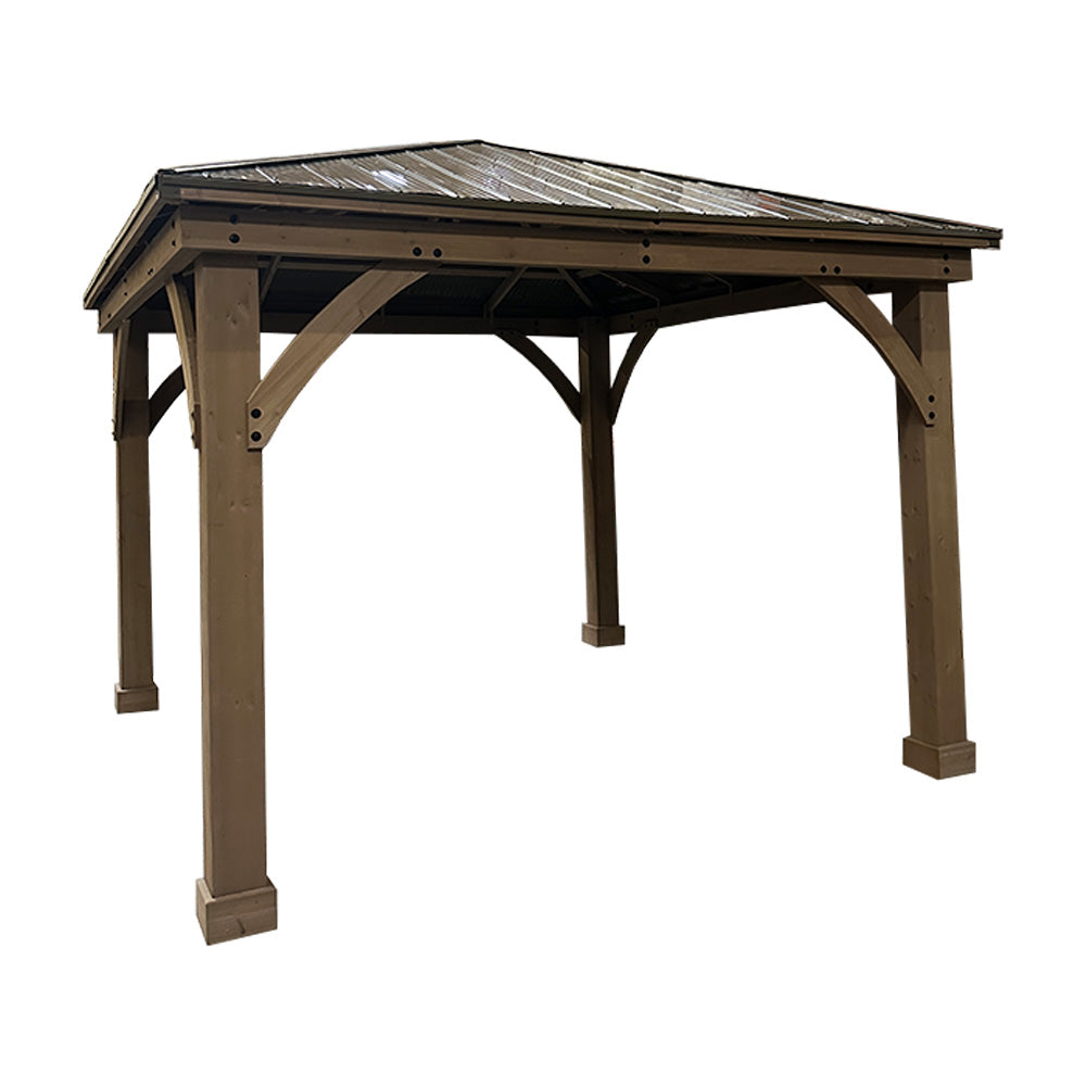 Heavy Duty Winter Cover for Yardistry 12' X 12' Hard Top Gazebo - Black