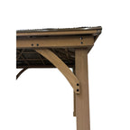Heavy Duty Winter Cover for Yardistry 12' X 12' Hard Top Gazebo - Black