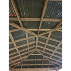 Heavy Duty Winter Cover for Yardistry 12' X 16' Hard Top Gazebo - Black