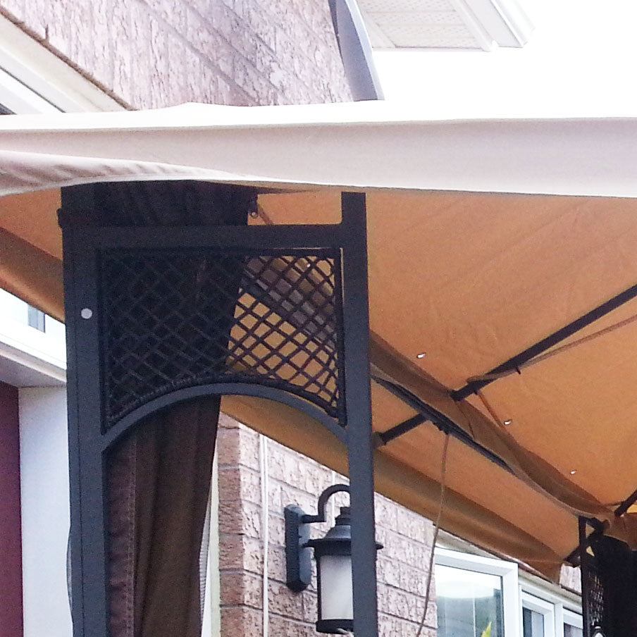 Replacement Canopy for Hampton Wicker Gazebo - RipLock 350
