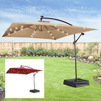 Replacement Canopy for Solar Rect Umbrella - Riplock - BEIGE