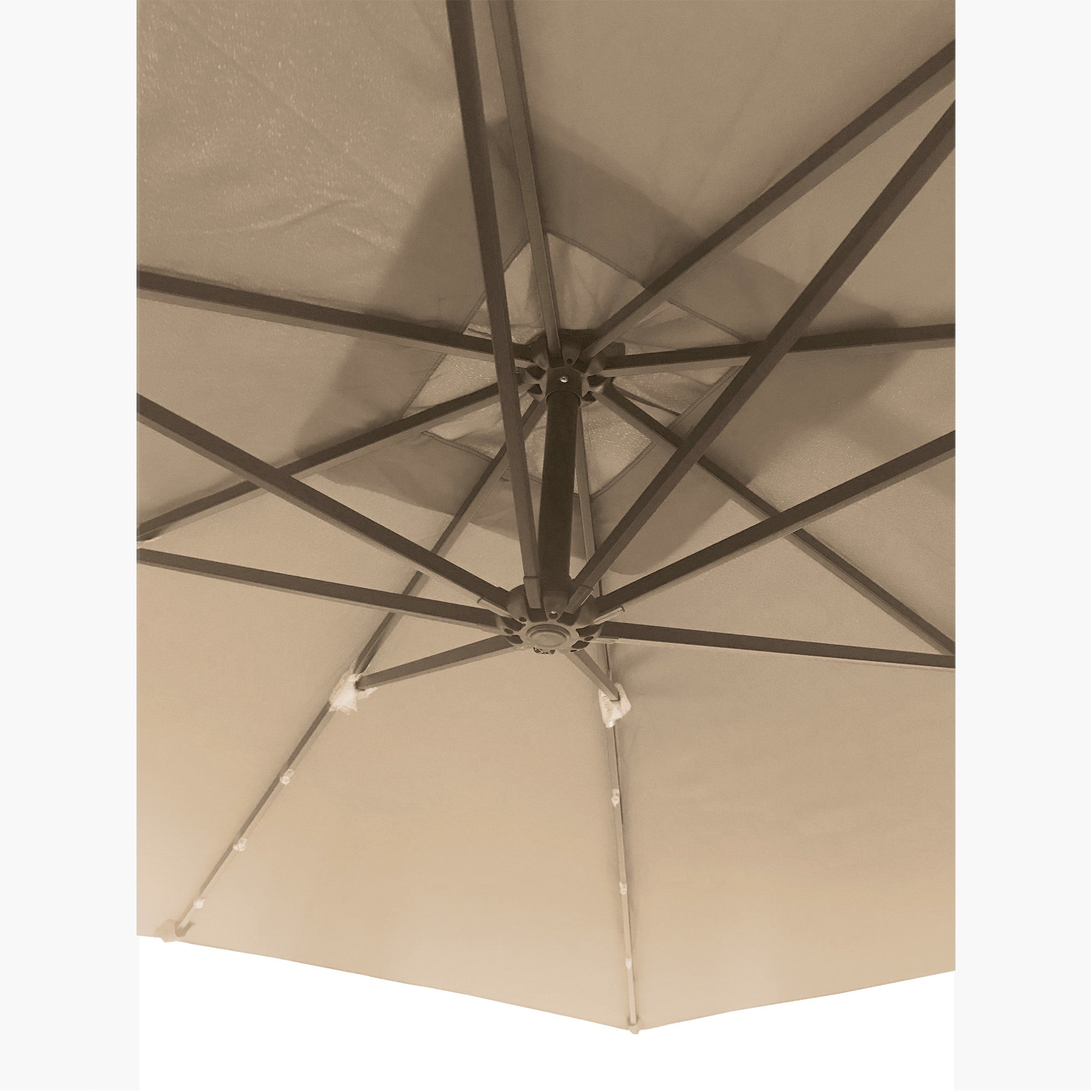 Replacement Canopy for Solar Rect Umbrella - Riplock - BEIGE