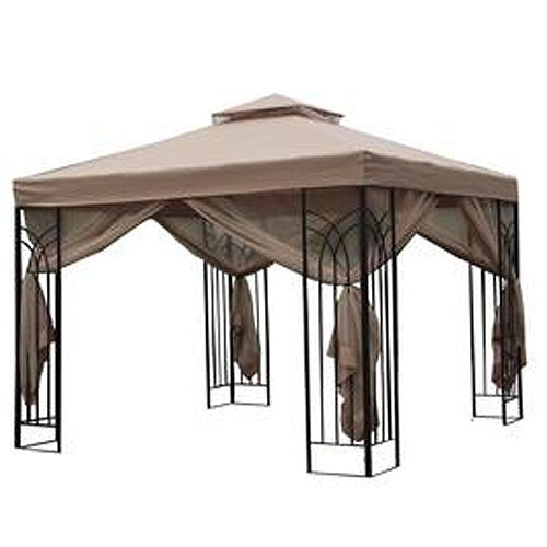 Replacement Canopy and Netting Set for Home Depot Trellis Gazebo  - RipLock 350